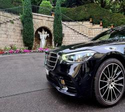 Mercedes Benz S 500 - order Geneva airport transfer online 